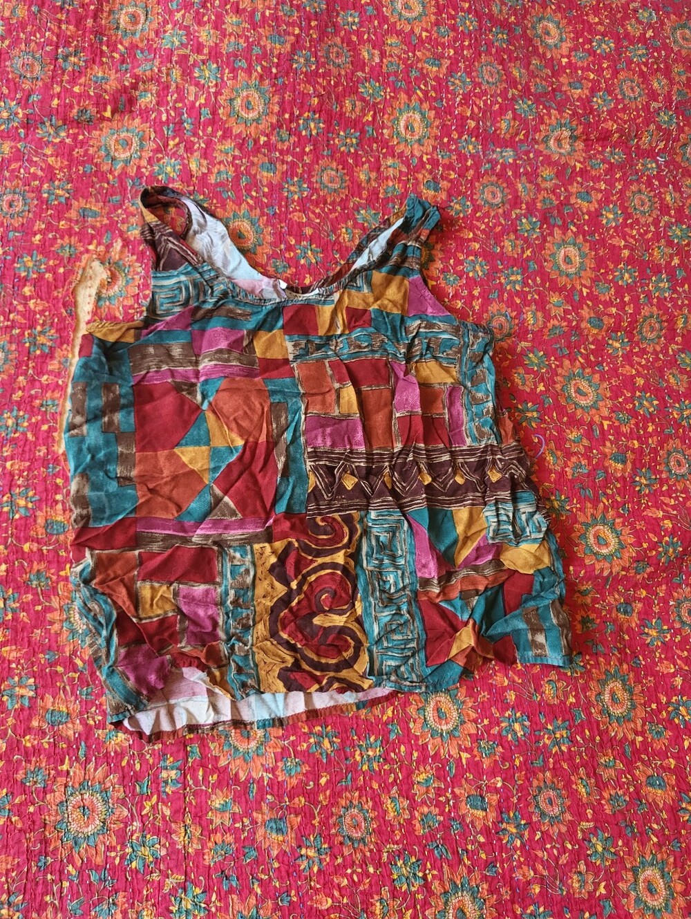 Vintage Abstract Tank Top
